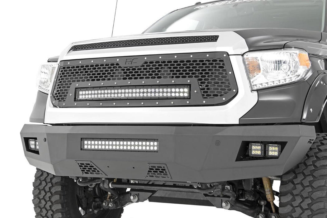 Rough Country Mesh Grille 30" Dual Row LED Black Fits toyotaTundra (14-17)