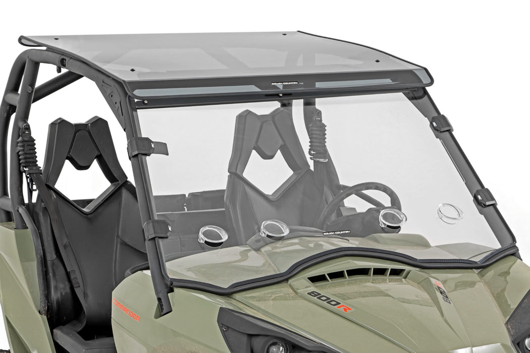 Rough Country Vented Full Windshield Scratch Resistant Can-Am Commander 1000 98212030