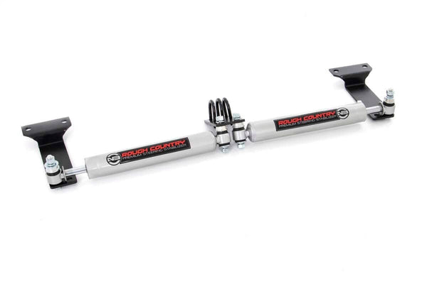 Rough Country N3 Steering Stabilizer Dual 2-8 Inch Lift Fits Ford Excursion (00-05)/Super Duty (99-04) 8749030