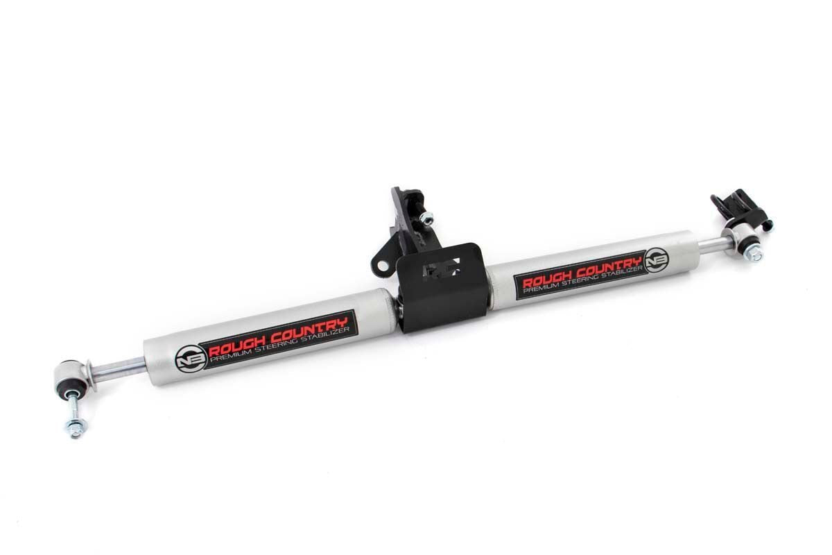 Rough Country N3 Steering Stabilizer Dual 4 Inch Lift Fits Jeep Grand Cherokee Wj (99-04) 8749630