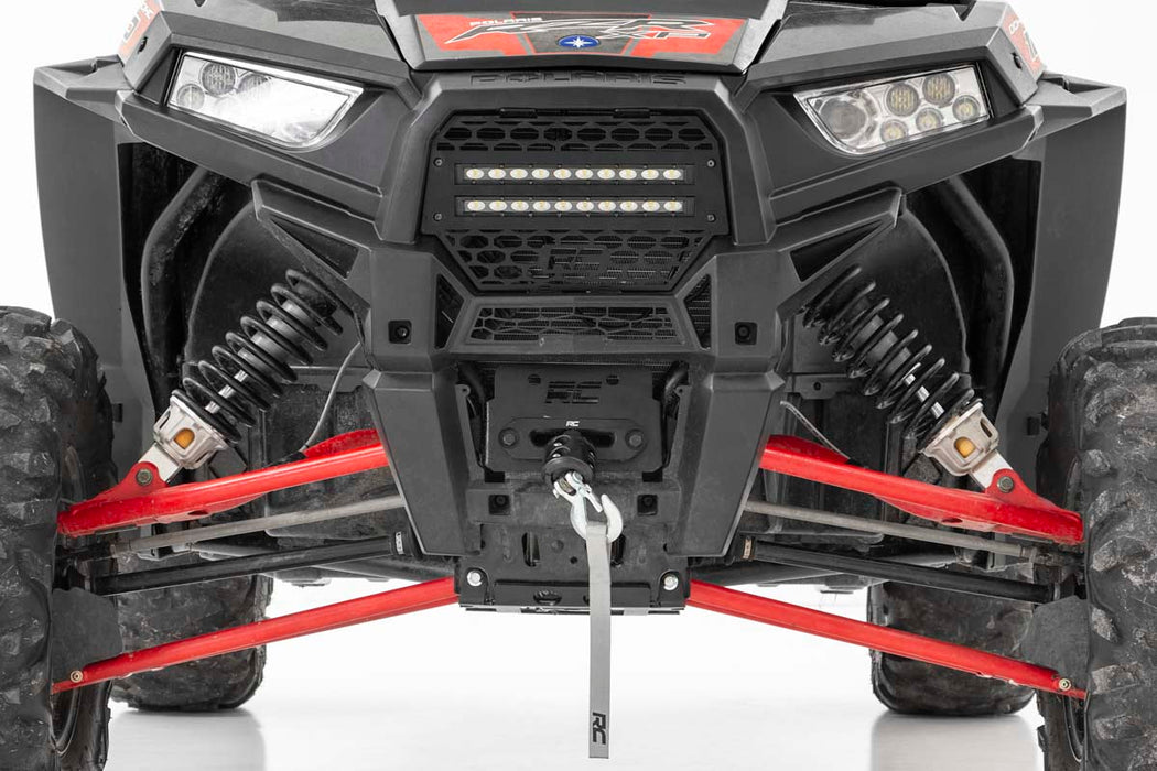 Rough Country Grille Kit 10" Black Slimline Led Pair Polaris Rzr Xp 1000 93041