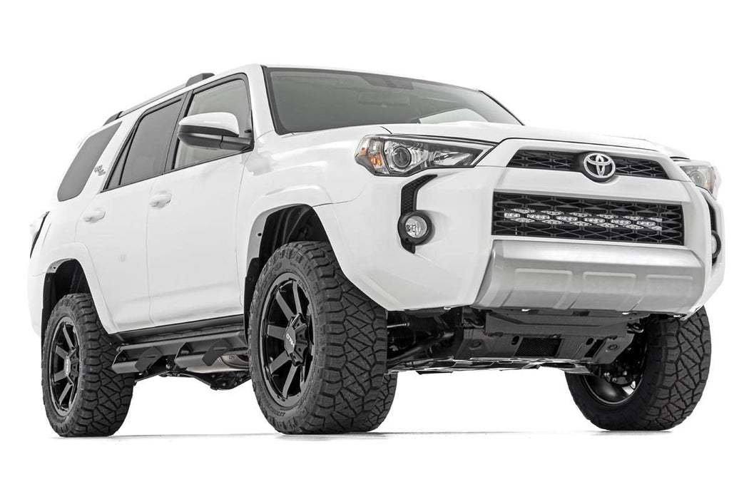 LED Light | Bumper Mount | 30" Black Dual Row | White DRL | Fits toyota4Runner (14-20)