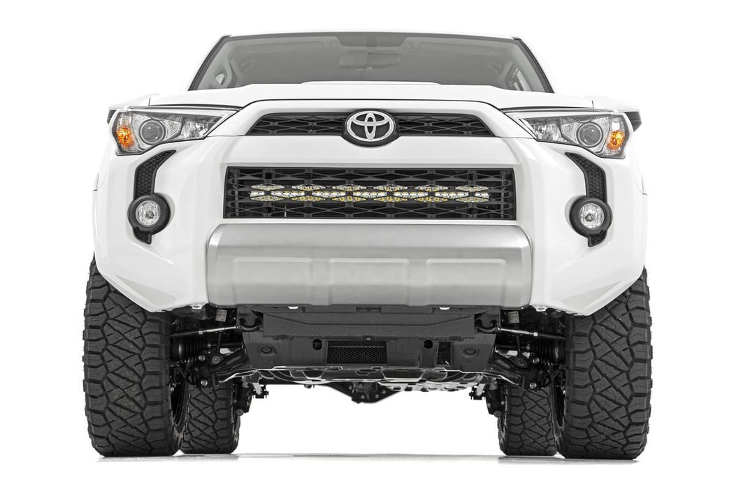 Rough Country LED Light Kit Bumper Mount 30" Black Dual Row Fits toyota4Runner (14-20)