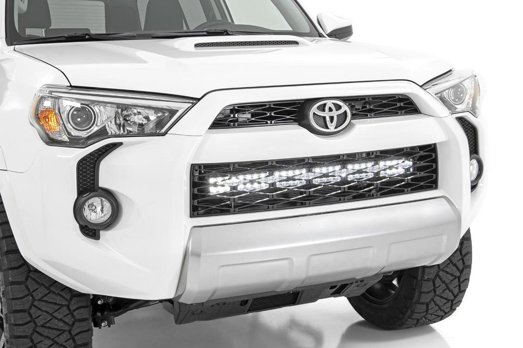 Rough Country LED Light Kit Bumper Mount 30" Black Dual Row Fits toyota4Runner (14-20)