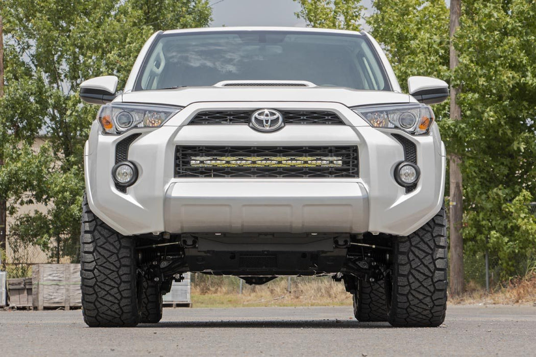 Rough Country LED Light Kit Bumper Mount 30" Black Dual Row Fits toyota4Runner (14-20)