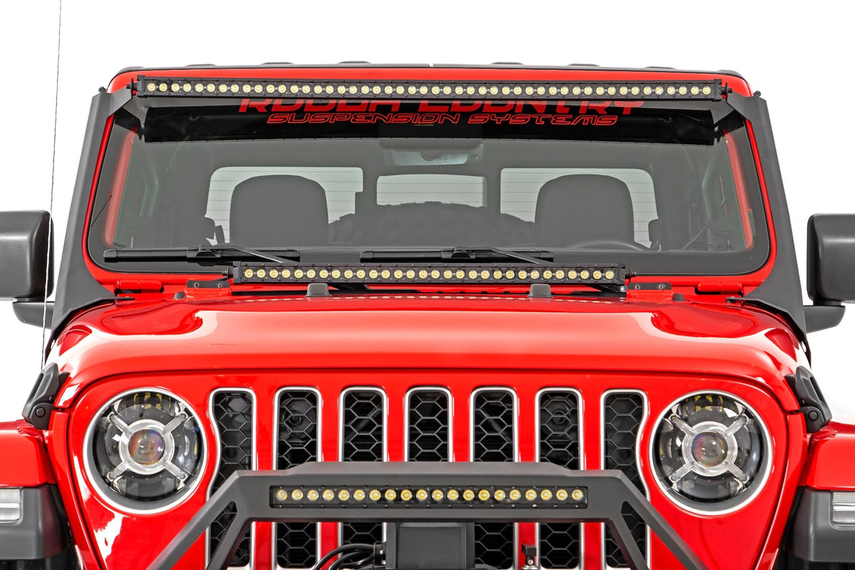 Rough Country 9 Inch Headlight Pair Fits Jeep Gladiator Jt (20-23)/Wrangler Jl (18-23) RCH5100