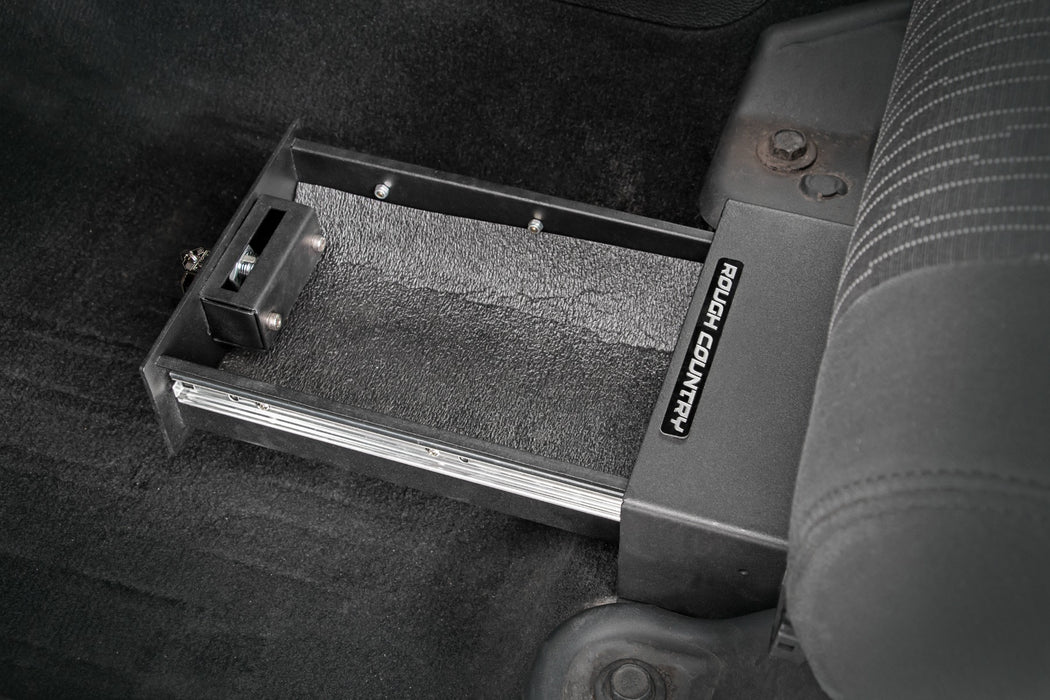 Rough Country Storage Box Under Seat compatible with Jeep Wrangler Jk (2007-2018) 99035