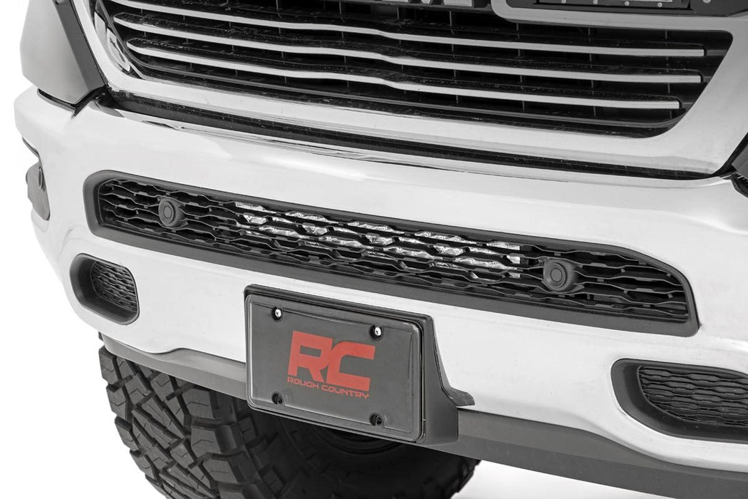 Rough Country Led Light Kit Bumper Mount 20" Black Dual Row Ram 1500 (19-23) 70779