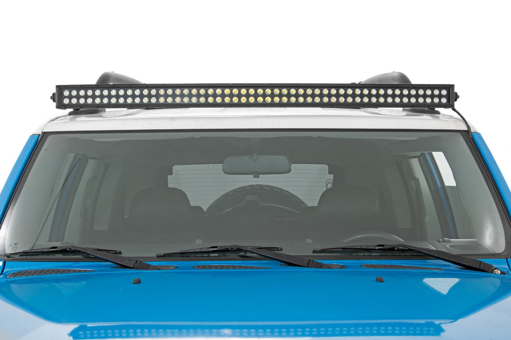 Rough Country Led Light Windshield 50&Quot; Black Series Single Row Fj Cruiser (2007-2014) 71206