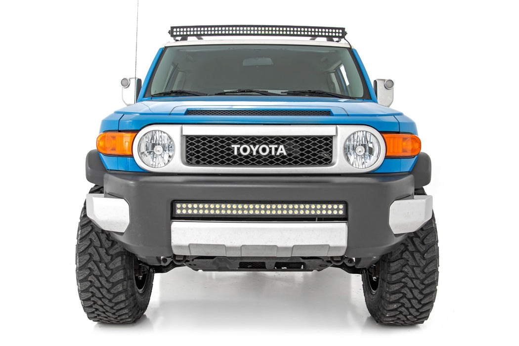 Rough Country Led Light Windshield 50&Quot; Black Series Single Row Fj Cruiser (2007-2014) 71206