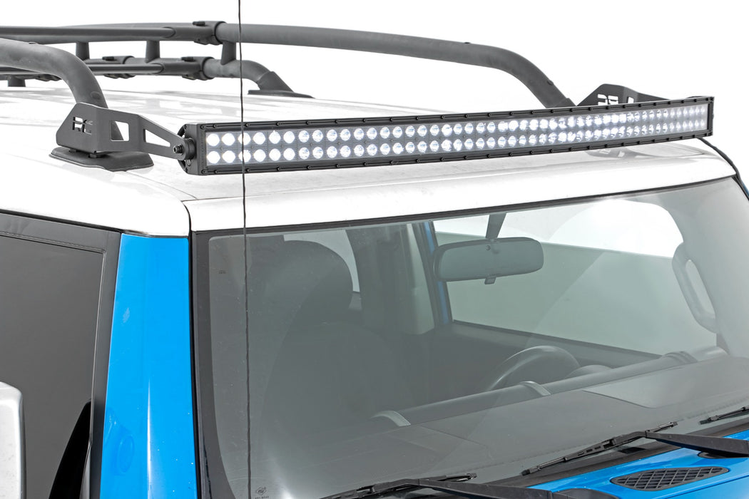 Rough Country Led Light Windshield 50&Quot; Black Series Single Row Fj Cruiser (2007-2014) 71206