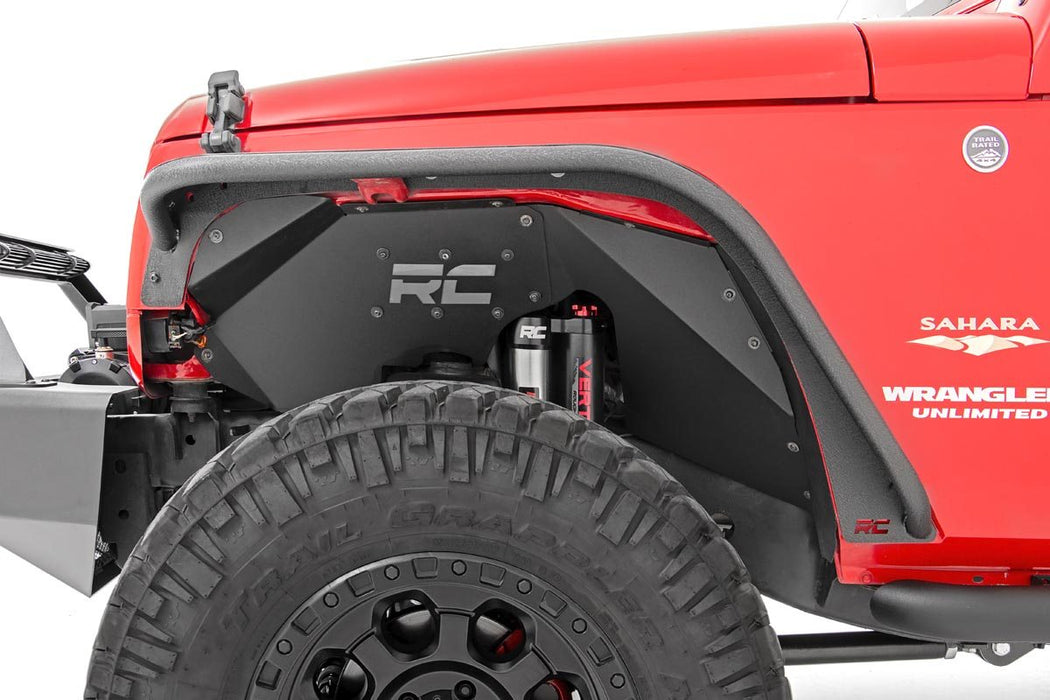 Rough Country Fender Flare Steel Fr & Rr compatible with Jeep Wrangler Jk (2007-2018) 10533