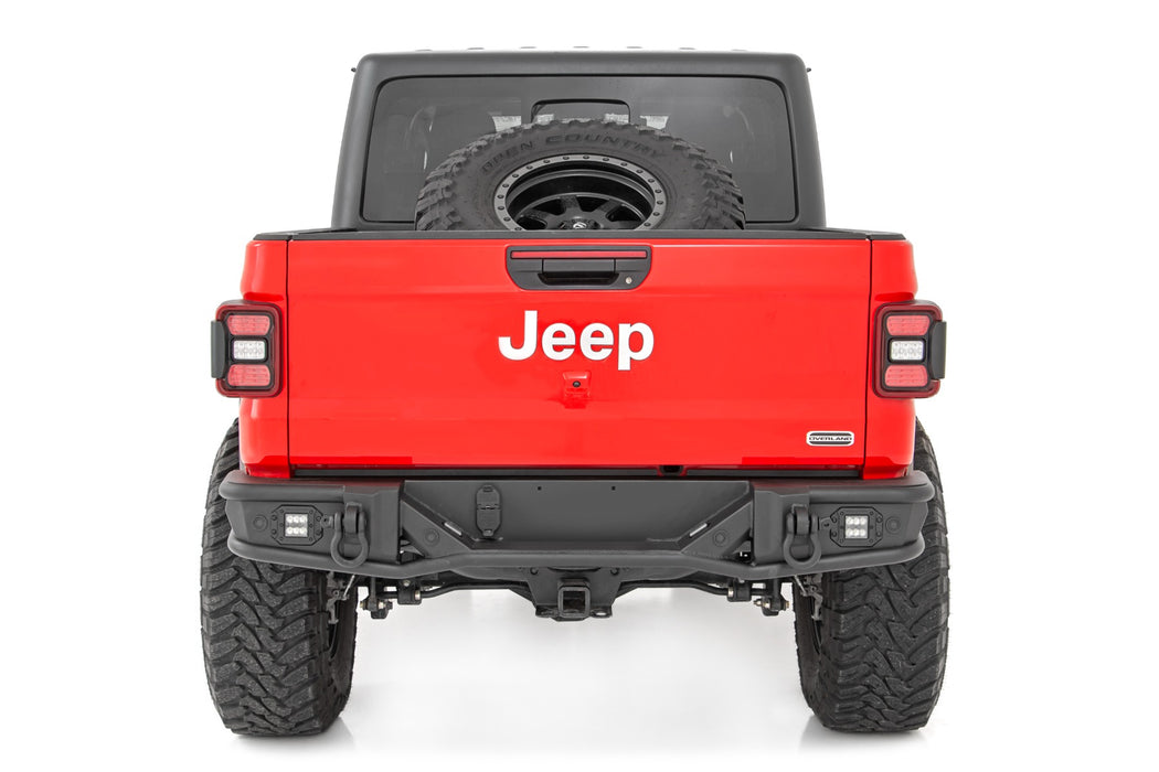 Rough Country Rear Bumper Tubular compatible with Jeep Gladiator Jt 4Wd (2020-2023) 10650