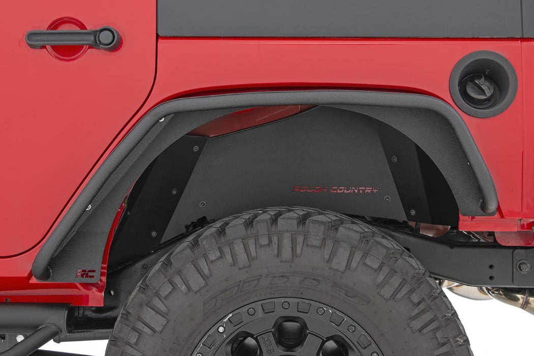 Rough Country Fender Flare Steel Fr & Rr compatible with Jeep Wrangler Jk (2007-2018) 10533