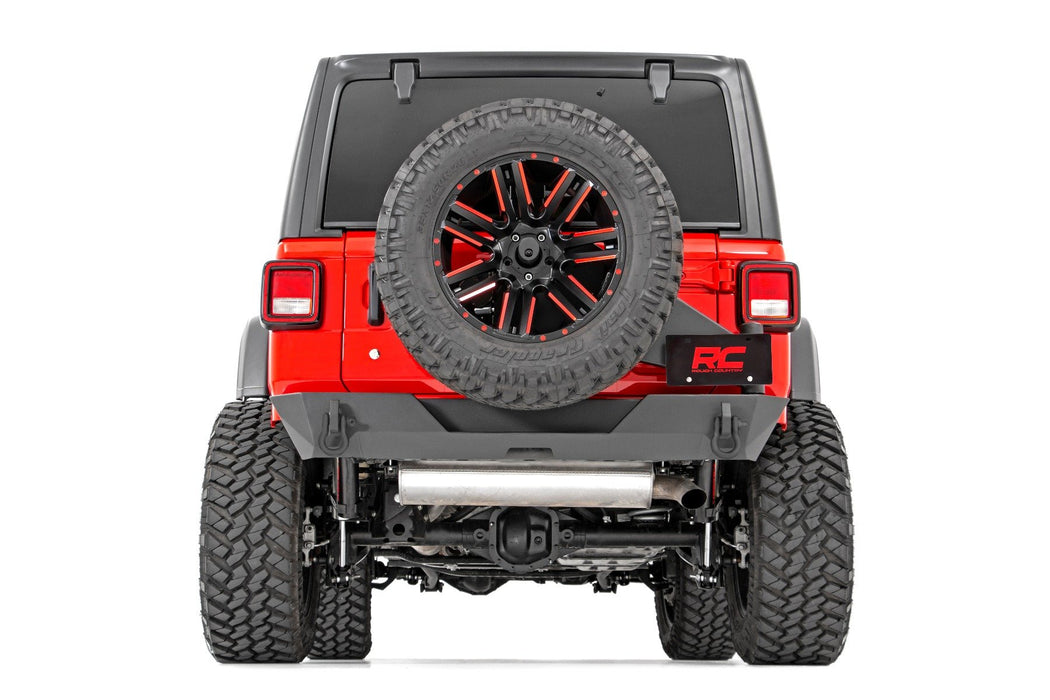 Rough Country Rear Bumper Trail Tire Carrier compatible with Jeep Wrangler Jl 4Wd (18-23) 10598