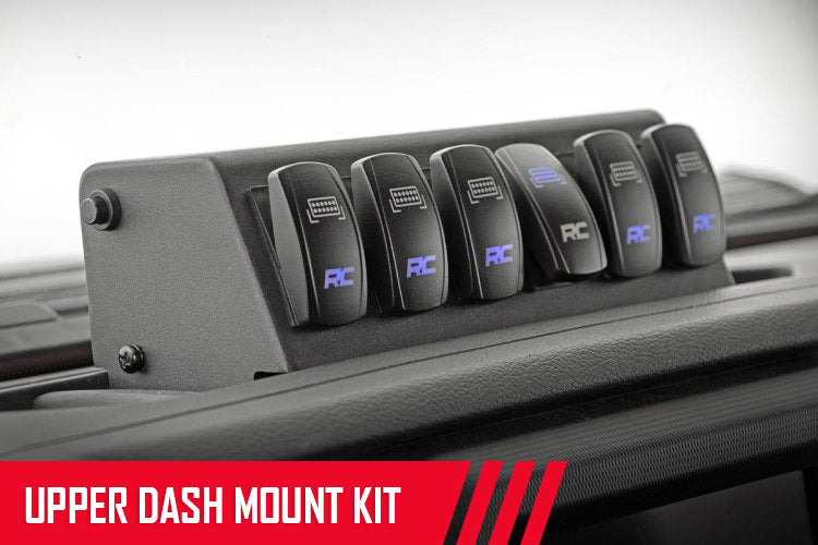 Rough Country Multiple Light Controller Dash compatible with Jeep Gladiator Jt (20-23)/Wrangler Jl (18-23) 70963