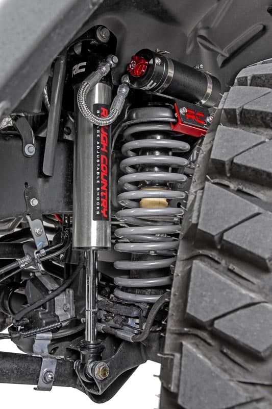 Rough Country Vertex 2.5 Adj Front Shocks 6" compatible with Jeep Gladiator Jt (20-23)/Wrangler Jl (18-23) 689024