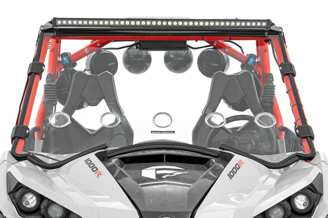 Rough Country Led Light Front Mount 40" Black Dual Row Can-Am Commander 1000/Maverick 97038