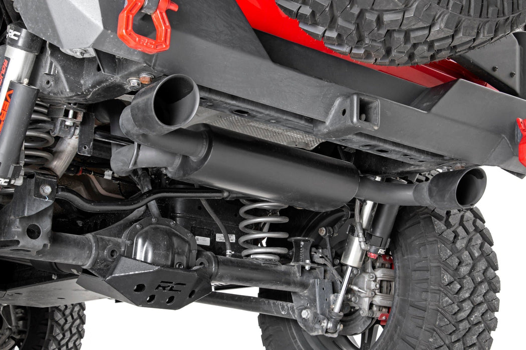 Rough Country Performance Exhaust Dual Outlet compatible with Jeep Wrangler Jl 4Wd (18-23) 96003