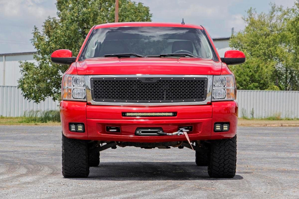 Rough Country Led Light Fog Mount Dual 2" Black Pairs Chevy Silverado 1500/2500Hd/3500Hd 2Wd/4Wd 70762