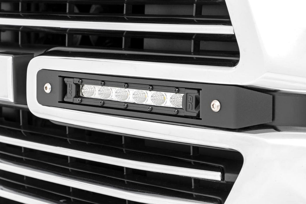 Rough Country Dual 6In Led Grille Kit Chrome Slimline Ram 1500 2Wd/4Wd (19-23) 70784