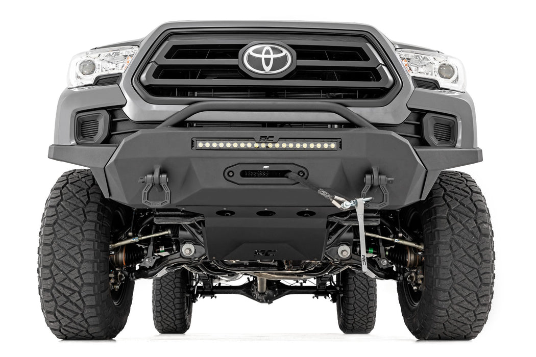 Rough Country Front Bumper Hybrid 20" Blk DRL LED Fits toyotaTacoma 4WD (2016-2023)
