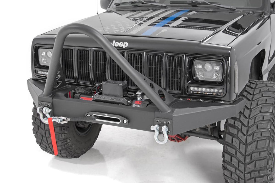 Rough Country Bumper Stinger Bar compatible with Jeep Cherokee Xj 2Wd/4Wd (1984-2001) 1055