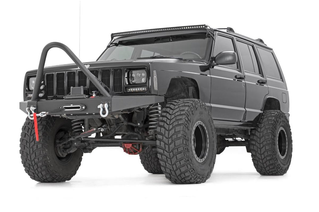 Rough Country Front Winch Bumper compatible with Jeep Cherokee Xj 2Wd/4Wd (1984-2001) 10570