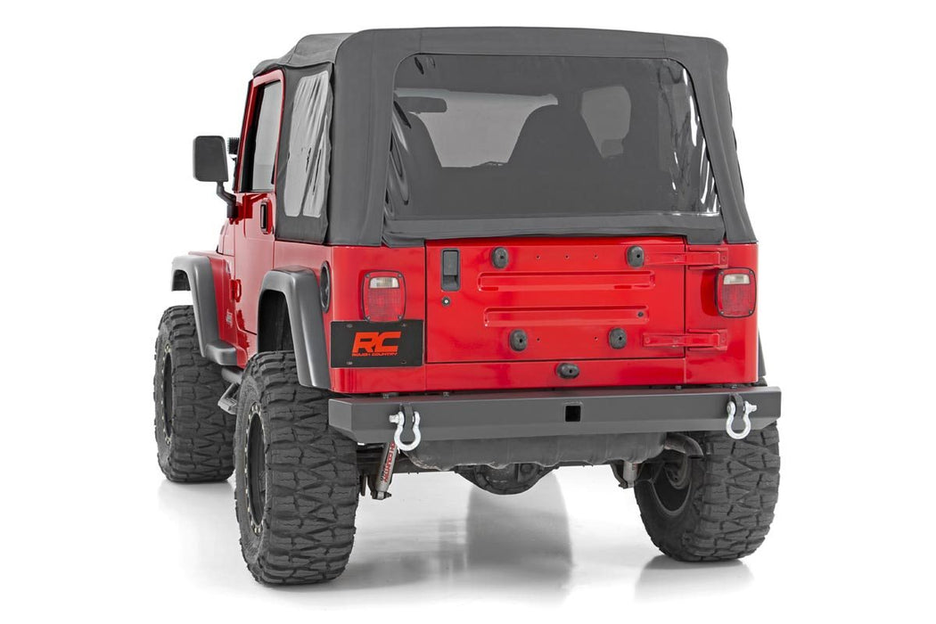 Rough Country Rear Bumper Full Width compatible with Jeep Wrangler Tj (97-06)/Wrangler Yj (87-95) 10591