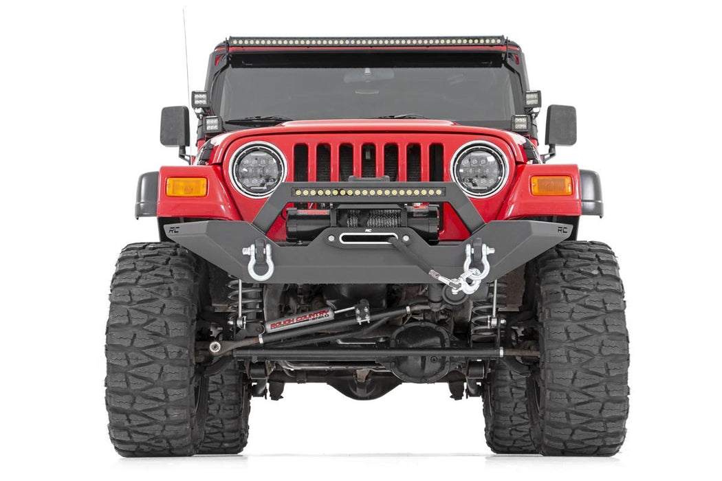 Rough Country Front Bumper Rock Crawler compatible with Jeep Wrangler Tj (97-06)/Wrangler Yj (87-95) 10595