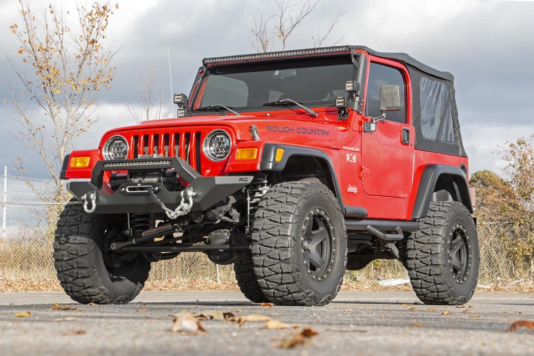 Rough Country Front Bumper Rock Crawler compatible with Jeep Wrangler Tj (97-06)/Wrangler Yj (87-95) 10595