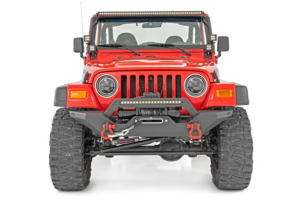 Rough Country Fender Flare Kit 5.5" Wide compatible with Jeep Wrangler Tj 4Wd (1997-2006) 99033