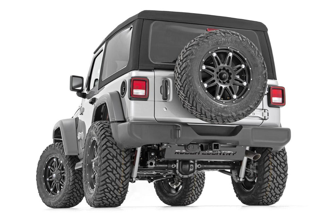 Rough Country Skid Plate Muffler compatible with Jeep Wrangler Jl 4Wd (2018-2023) 10599