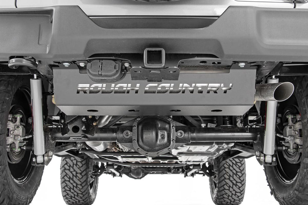 Rough Country Skid Plate Muffler compatible with Jeep Wrangler Jl 4Wd (2018-2023) 10599