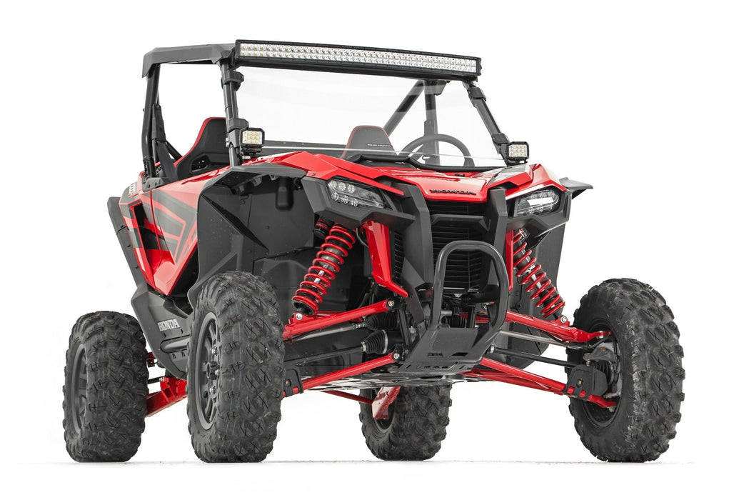 LED Light | Front Mount | 40" Black Dual Row | White DRL | Honda Talon (19-21)