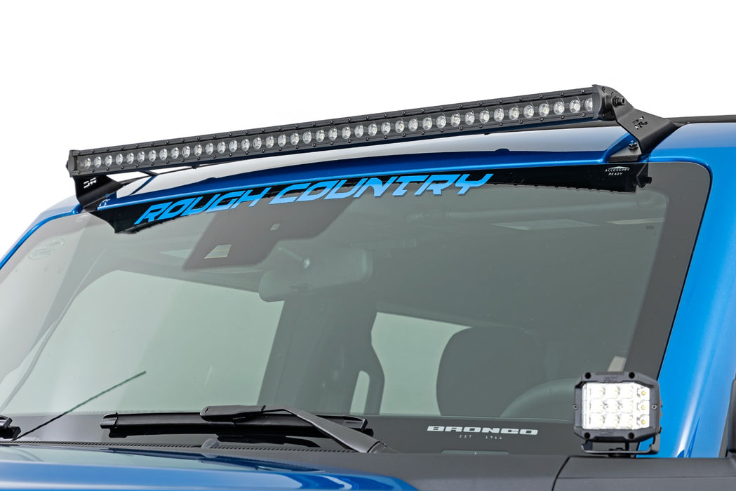 Rough Country Led Light Upper Windshield 40&Quot; Spectrum Single Row Ford Bronco (21-23) 82041