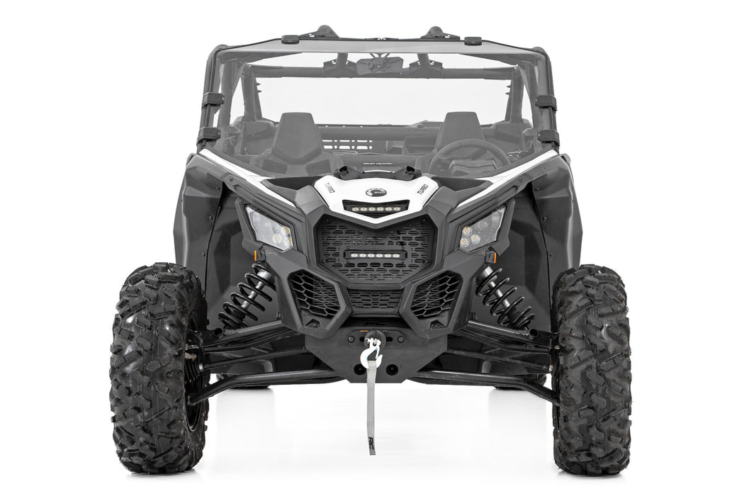 Rough Country Led Light Cowl Mount 6" Black Slimline Can-Am Maverick X3 97020