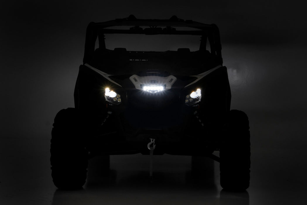 Rough Country Led Light Cowl Mount 6" Black Slimline Can-Am Maverick X3 97020