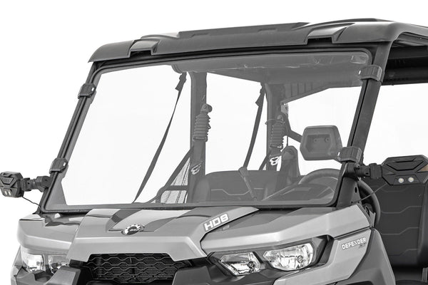Rough Country Full Windshield Scratch Resistant Fits Can-Am Defender Hd 8/Hd 9/Hd 10 98162030