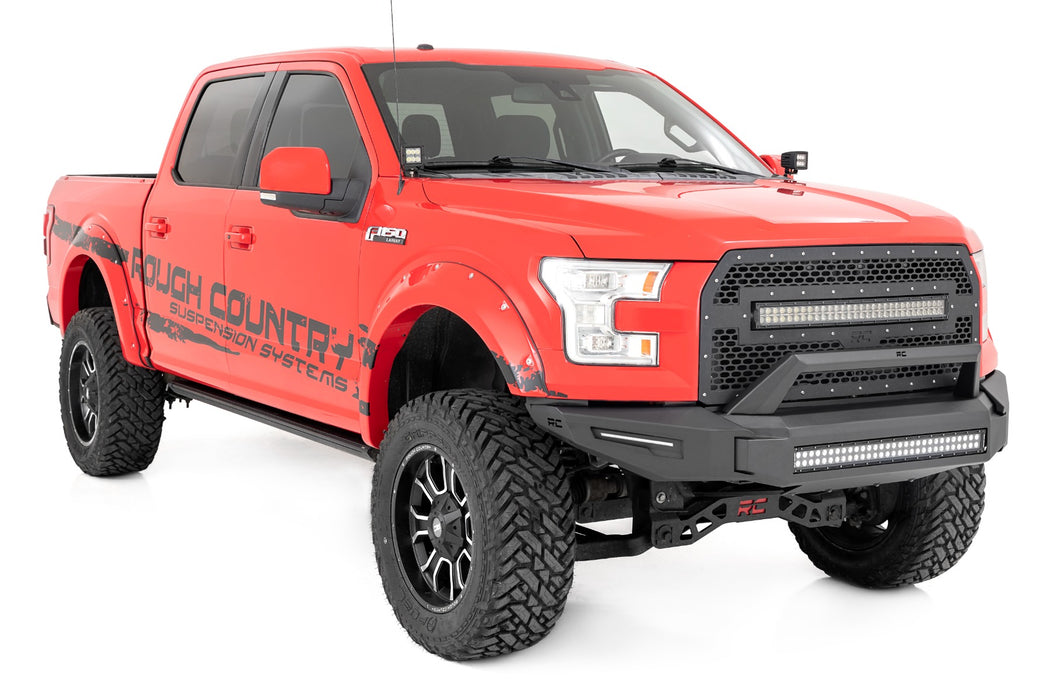 Rough Country Modular Bumper W/Skidplate Front Ford F-150 2Wd/4Wd (2015-2017) 10950A