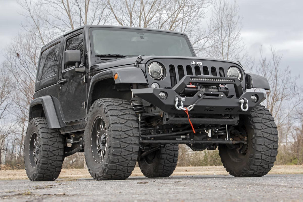 Rough Country Front Bumper Sport Oe Fog compatible with Jeep Gladiator Jt/Wrangler Jk & Jl 10596