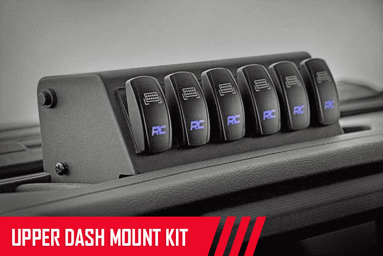 Rough Country Multiple Light Controller Dash compatible with Jeep Gladiator Jt (20-23)/Wrangler Jl (18-23) 70963