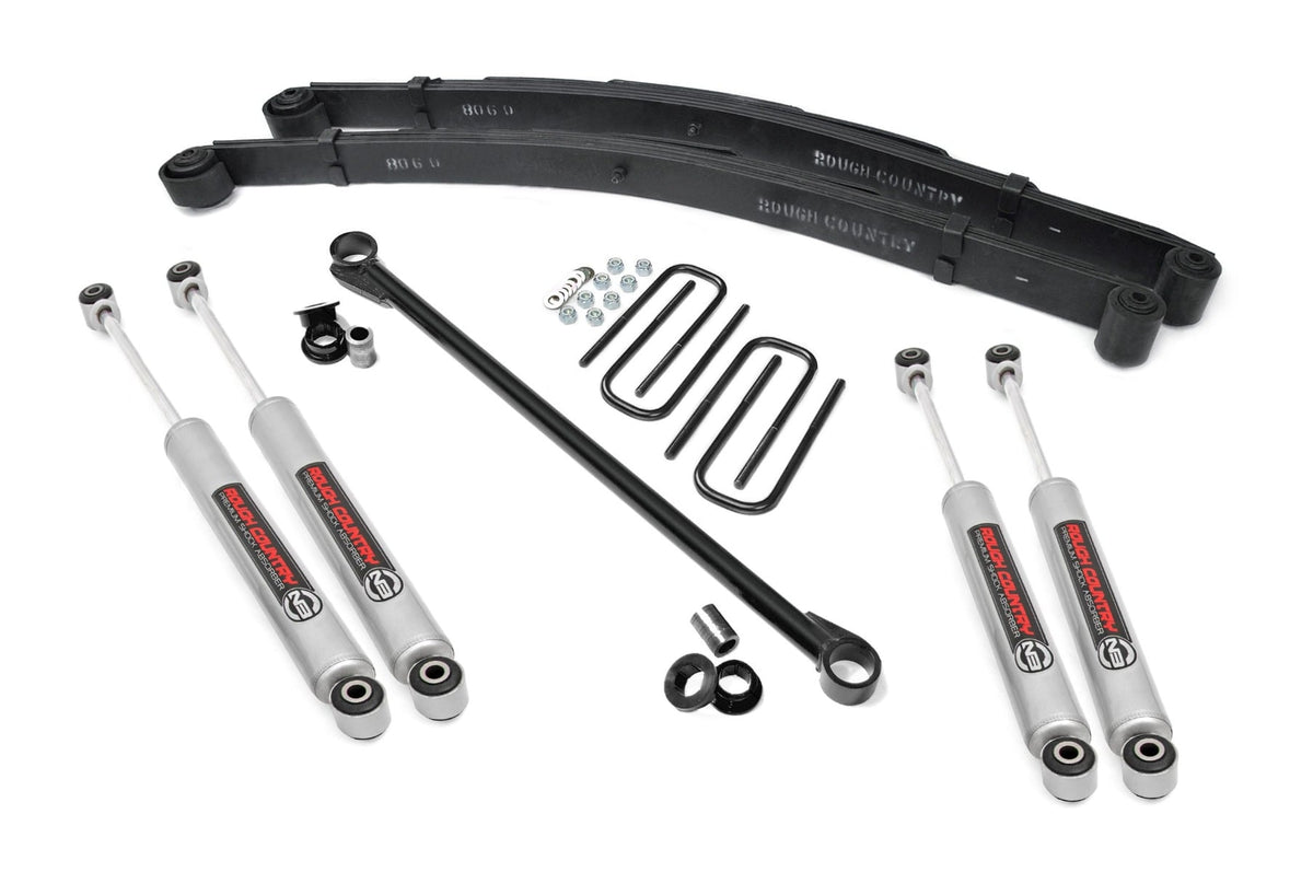 Rough Country 2.5 Inch Leveling Kit Leaf Spring Fits Ford F-250/F-350 Super Duty (99-04) 489.20