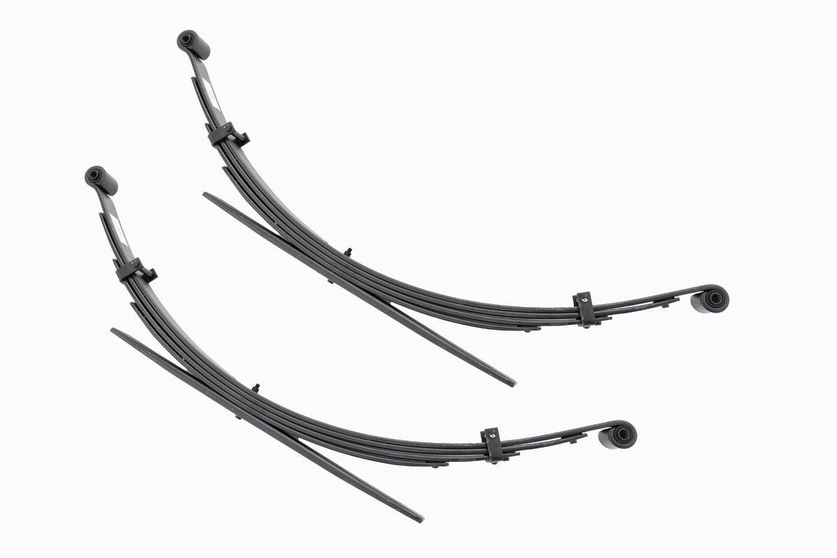 Rough Country Rear Leaf Springs 4" Lift Pair Fits Dodge W100 Truck (70-89)/W200 Truck (70-80) 4WD 8034KIT