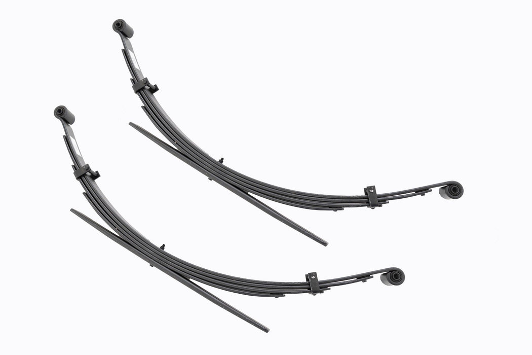 Rough Country Rear Leaf Springs 4" Lift Pair Compatible with Dodge W100 Truck (70-89)/W200 Truck (70-80) 4Wd 8034Kit