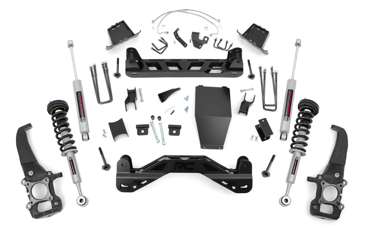 Rough Country 6 Inch Lift Kit N3 Struts Fits Ford F-150 4WD (2004-2008) 54623