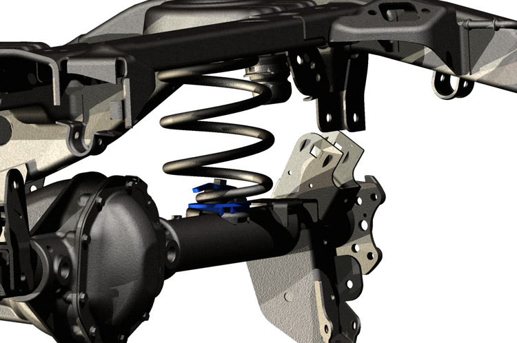 Rough Country Rear Coil Spring Correction Plates compatible with Jeep Wrangler Jk (2007-2018) 1113