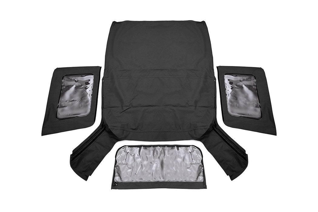 Rough Country Soft Top Replacement Black 2 Door compatible with Jeep Wrangler Jk (07-09) RC85240.35