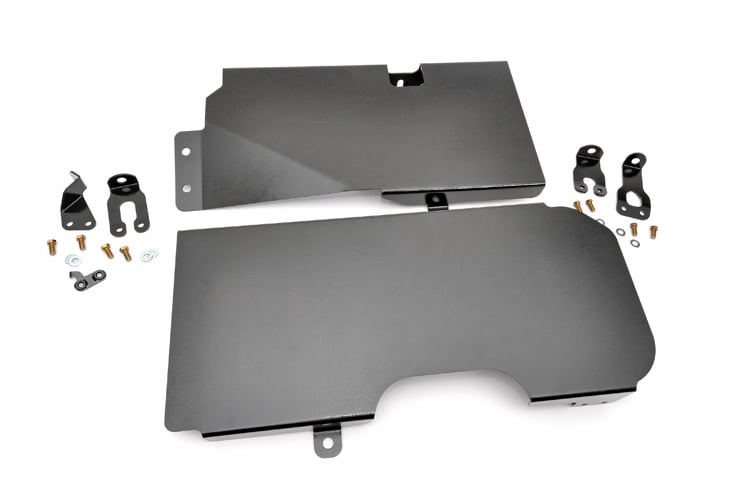 Rough Country Gas Tank Skid Plate compatible with Jeep Wrangler Jk 2Wd/4Wd (2007-2018) 795