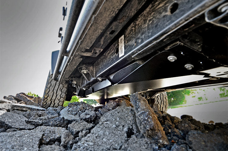 Rough Country Gas Tank Skid Plate compatible with Jeep Wrangler Jk 4Wd (2007-2018) 794